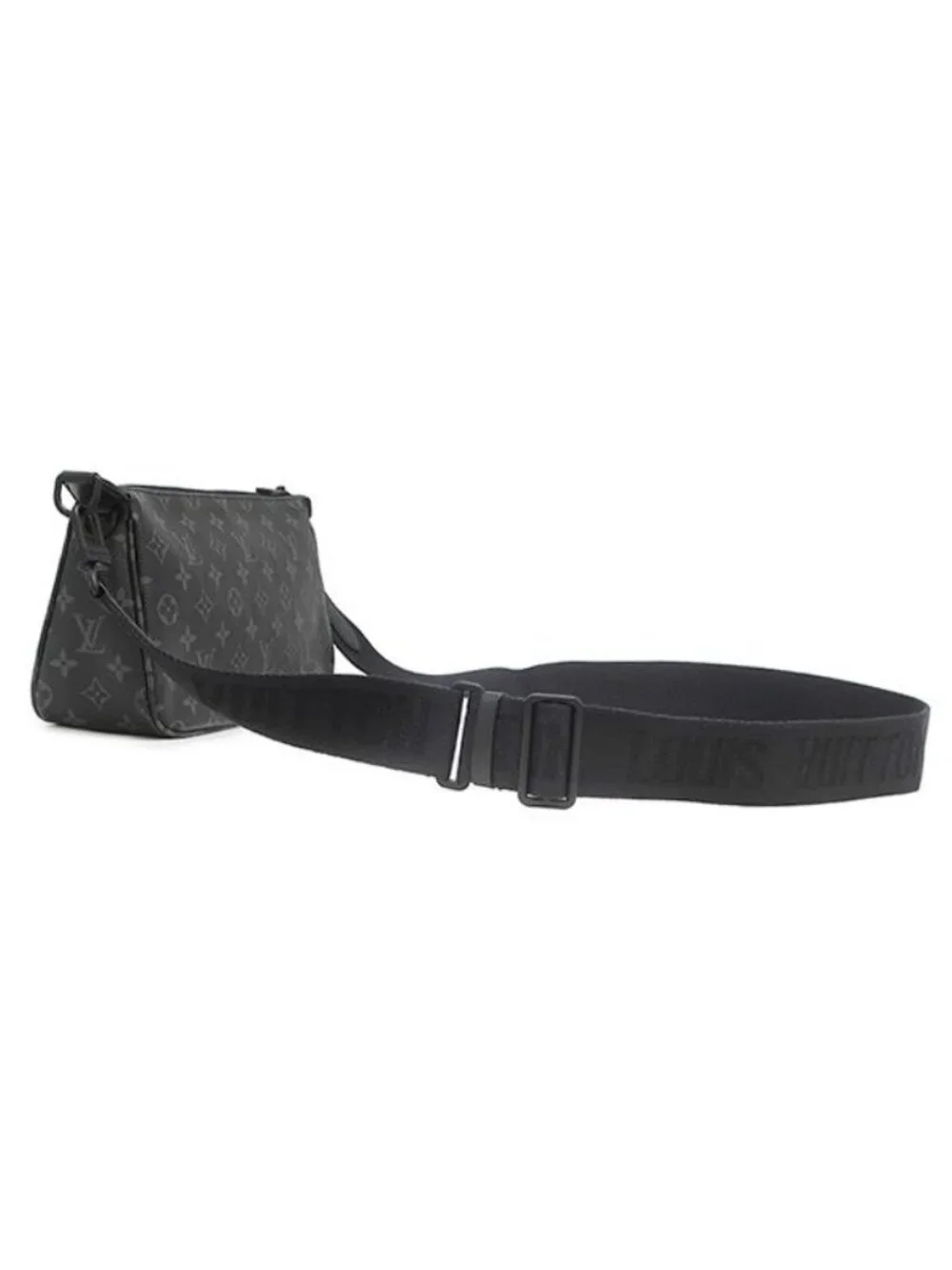 Louis Vuitton Shoulder Bag Pochette Accessoires XL Monogram Eclipse Black